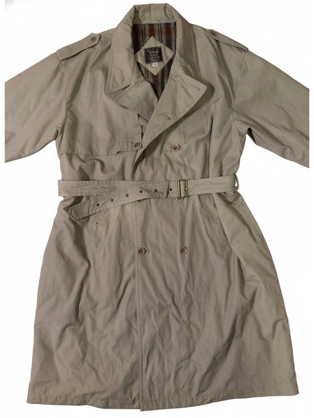 Vintage KappAhl “Natural Spirit” Collection Trench Coat Size 56 (XL)
